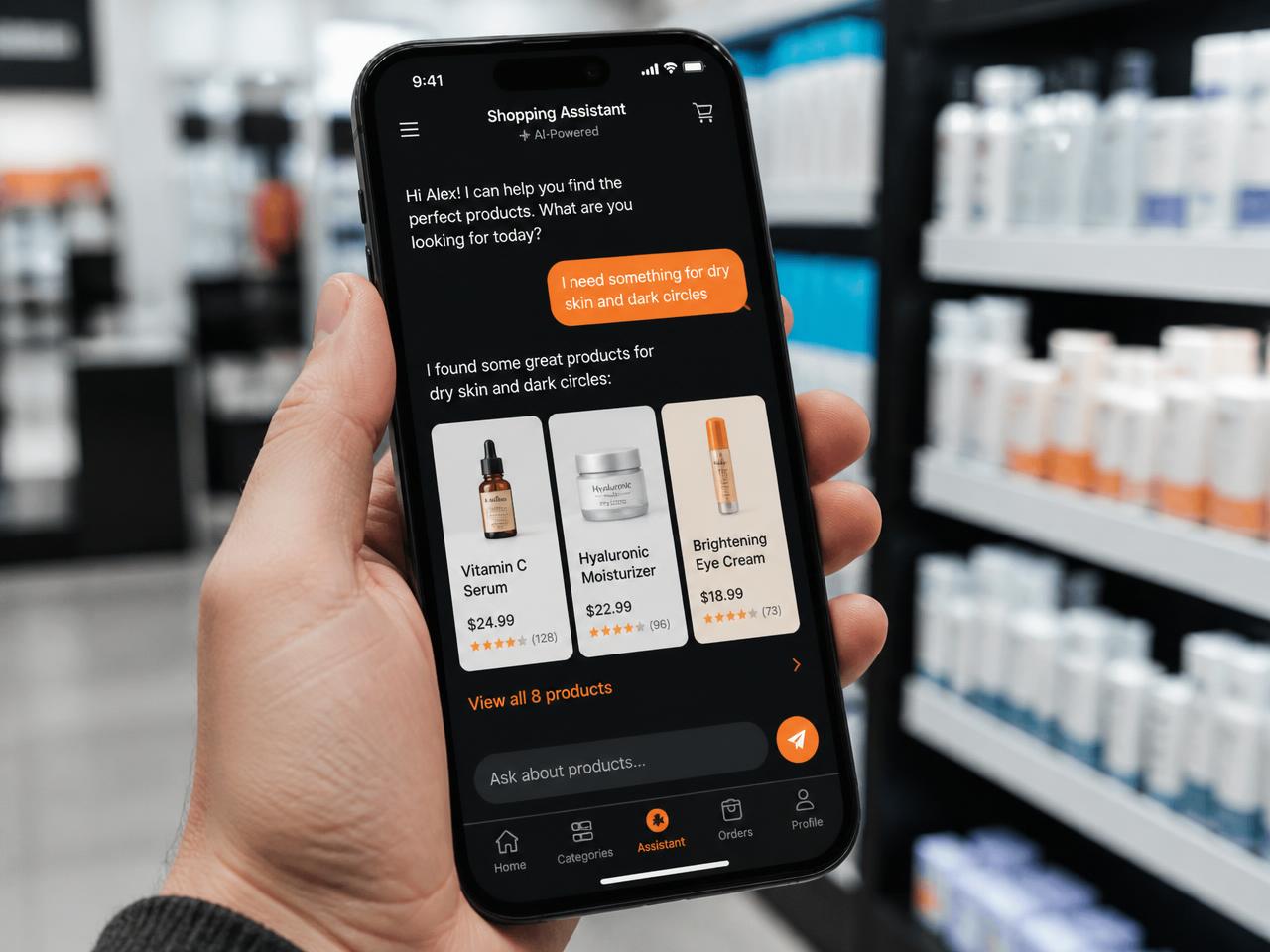 AI retail assistant built by Quick Digital Apps
